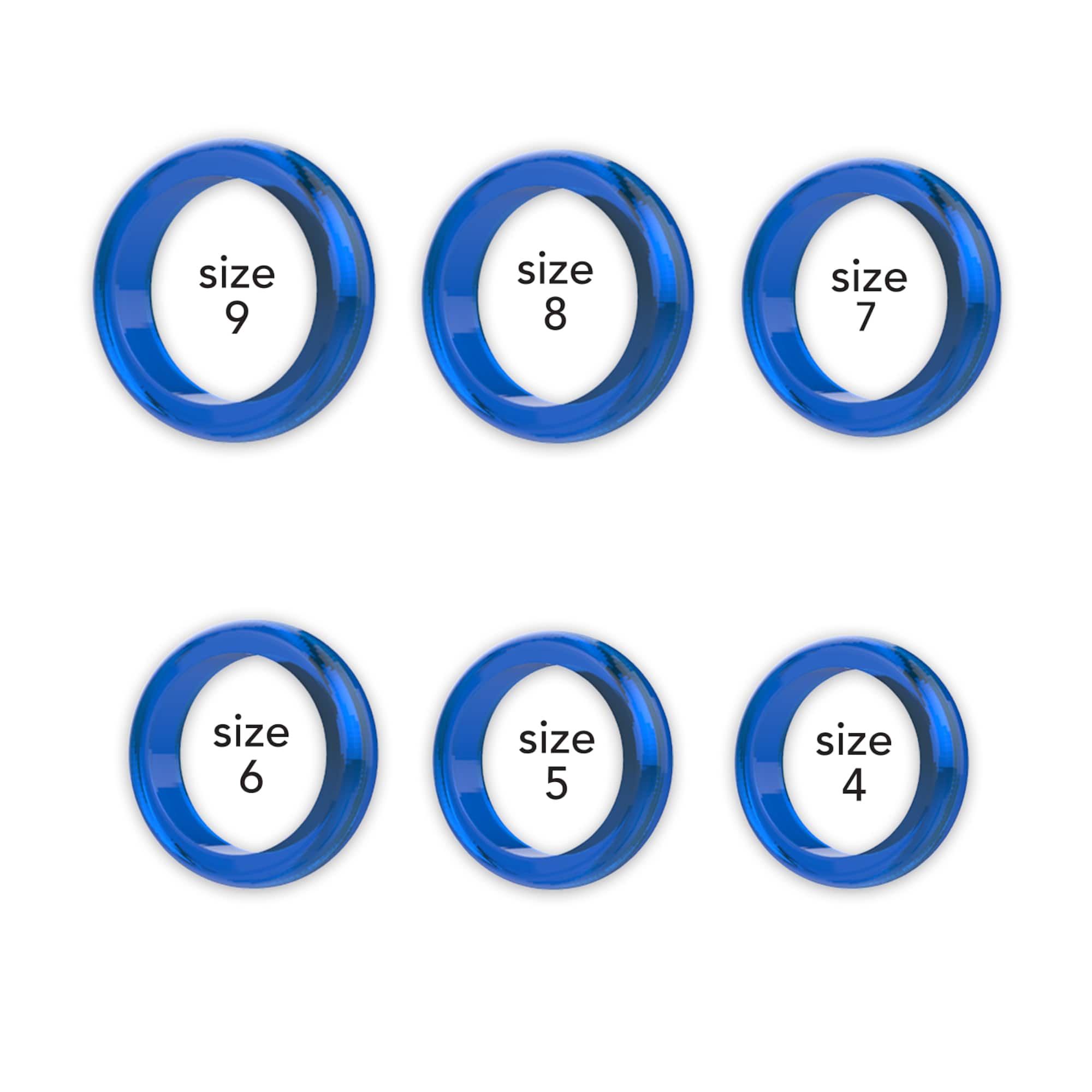 Blue Moon Studio™ UV Resin Craft Rings Flat Mold
